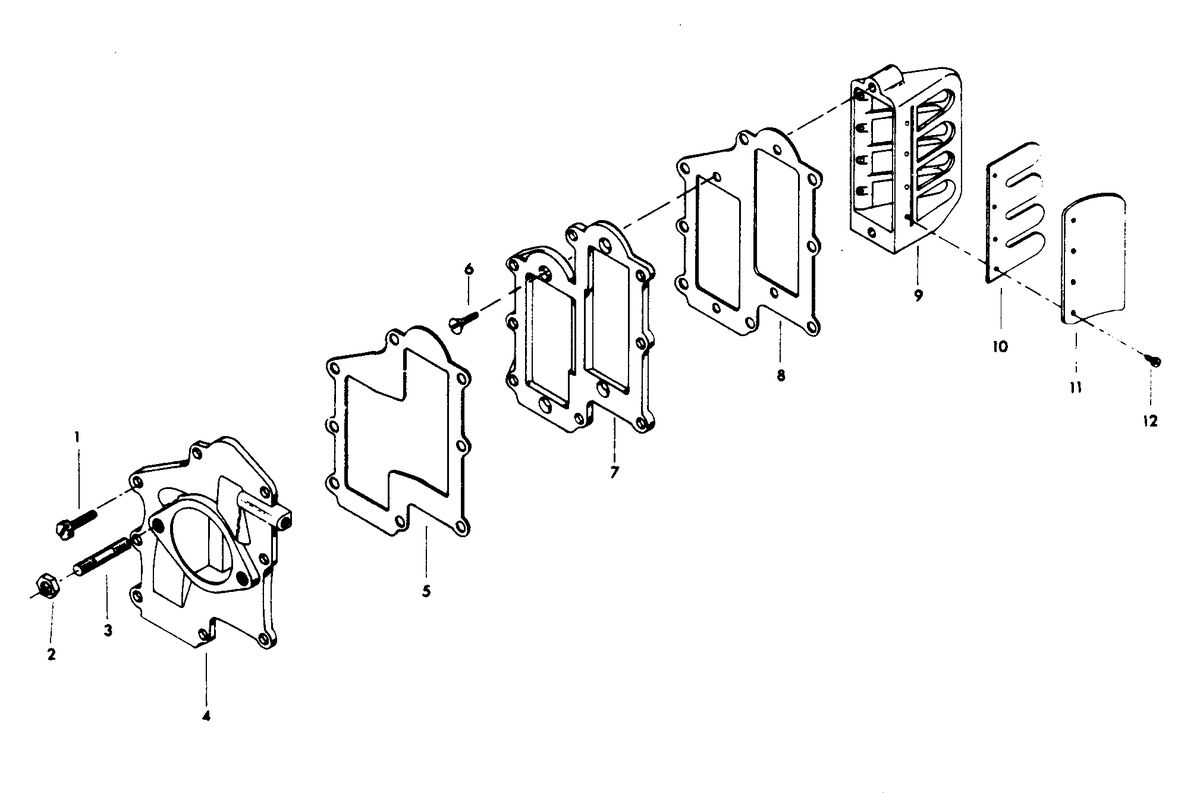 CHRYSLER PARTS BOOK REED PLATE
