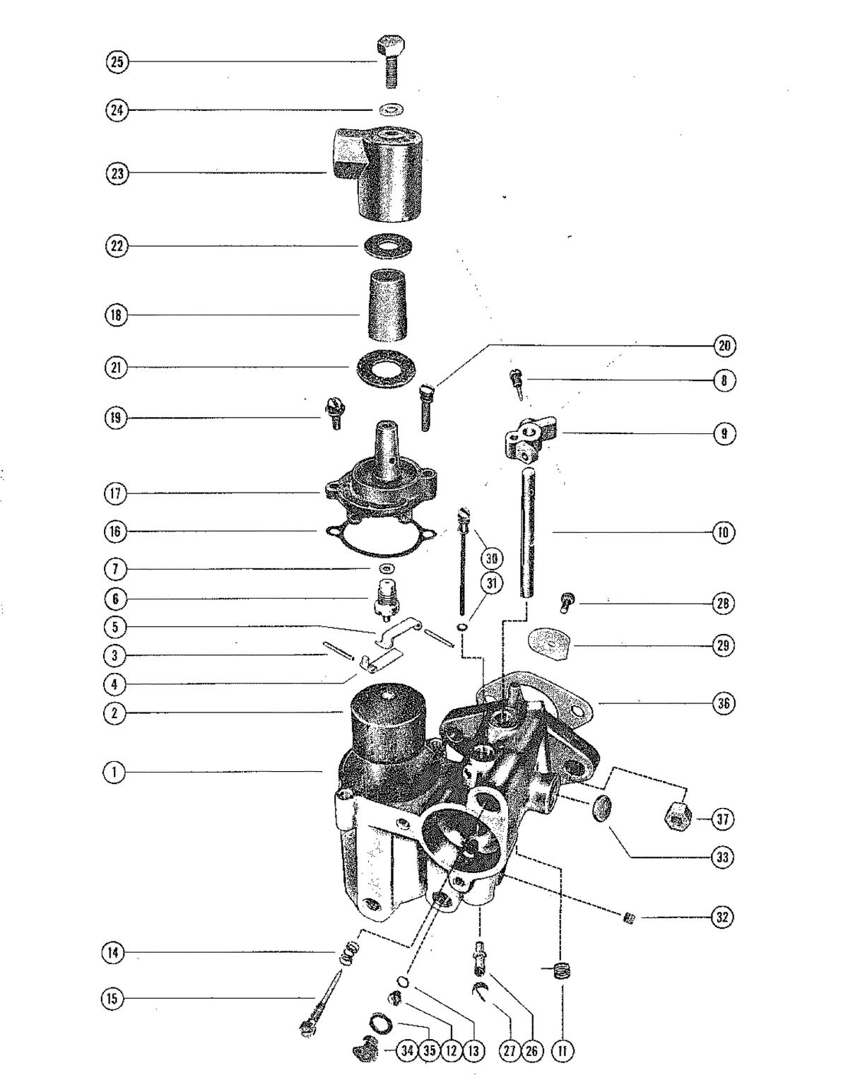 MERCURY MERC 800 CARBURETOR ASSEMBLY