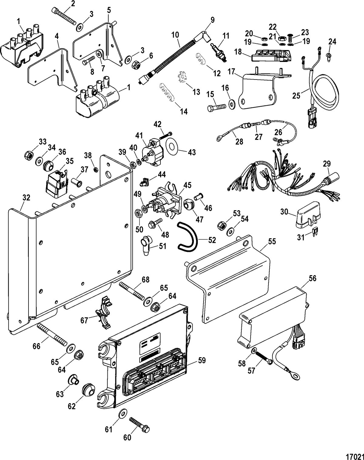 RACE STERNDRIVE 525 EFI Electrical Components(Ignition)
