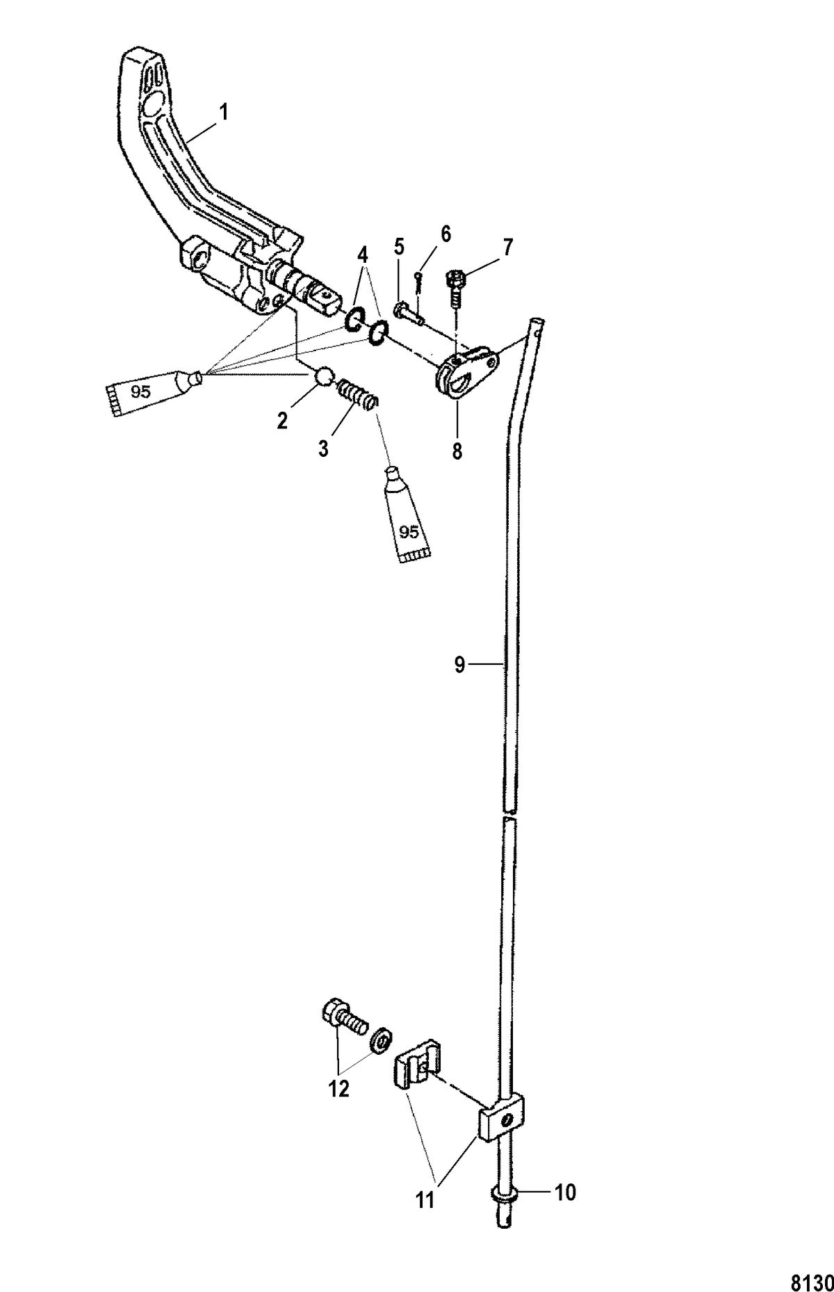 MERCURY/MARINER 4/5/6 4-STROKE Shift Components