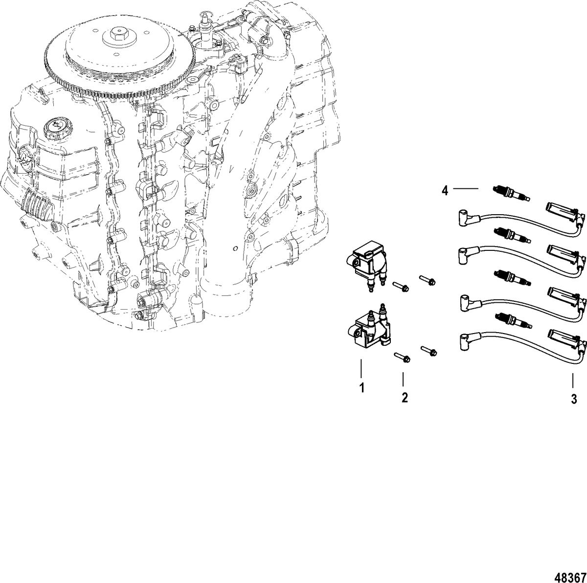 MERCURY/MARINER 150 4-STROKE Ignition