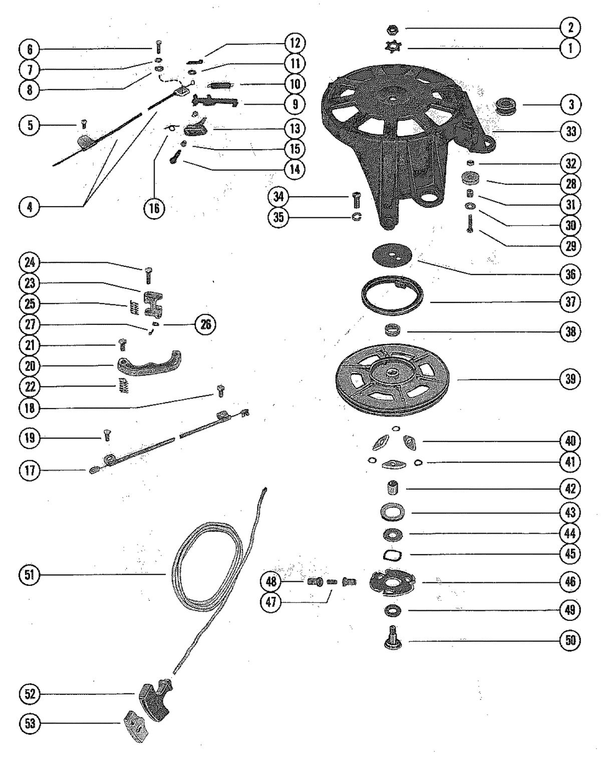 MERCURY MERC 402 STARTER HOUSING