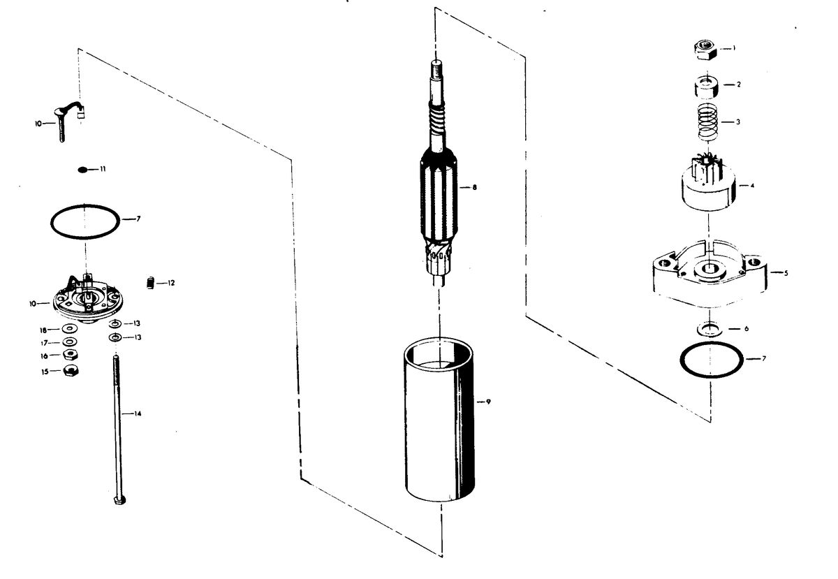 CHRYSLER 9.9 H.P. SAILOR ELECTRIC STARTER
