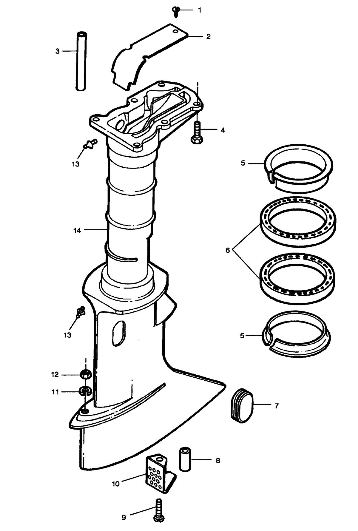 SEARS SEARS 5 H.P. MOTOR LEG