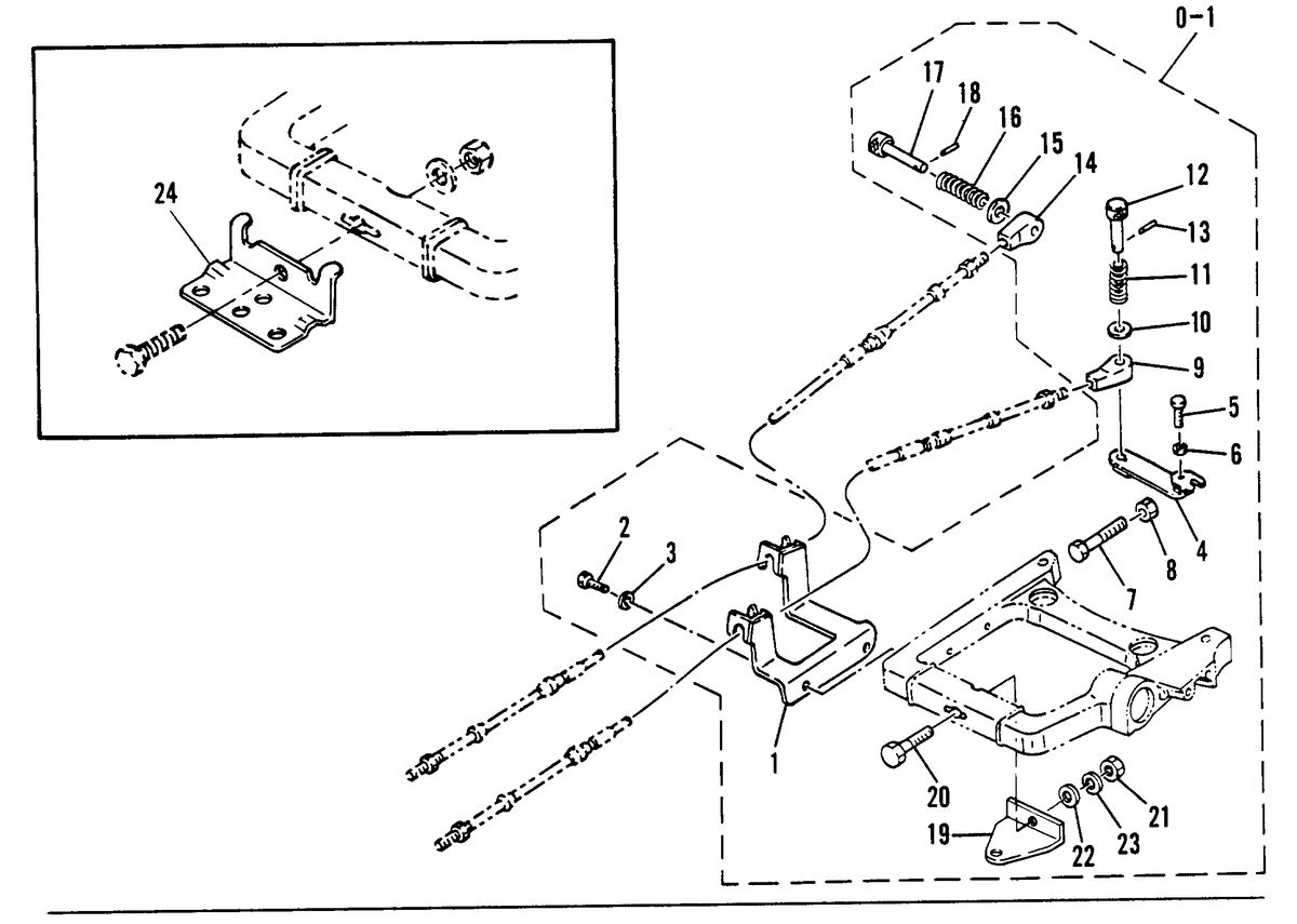 MARINER MARINER 8 REMOTE CONTROL ATTACHING KIT - OPTIONAL