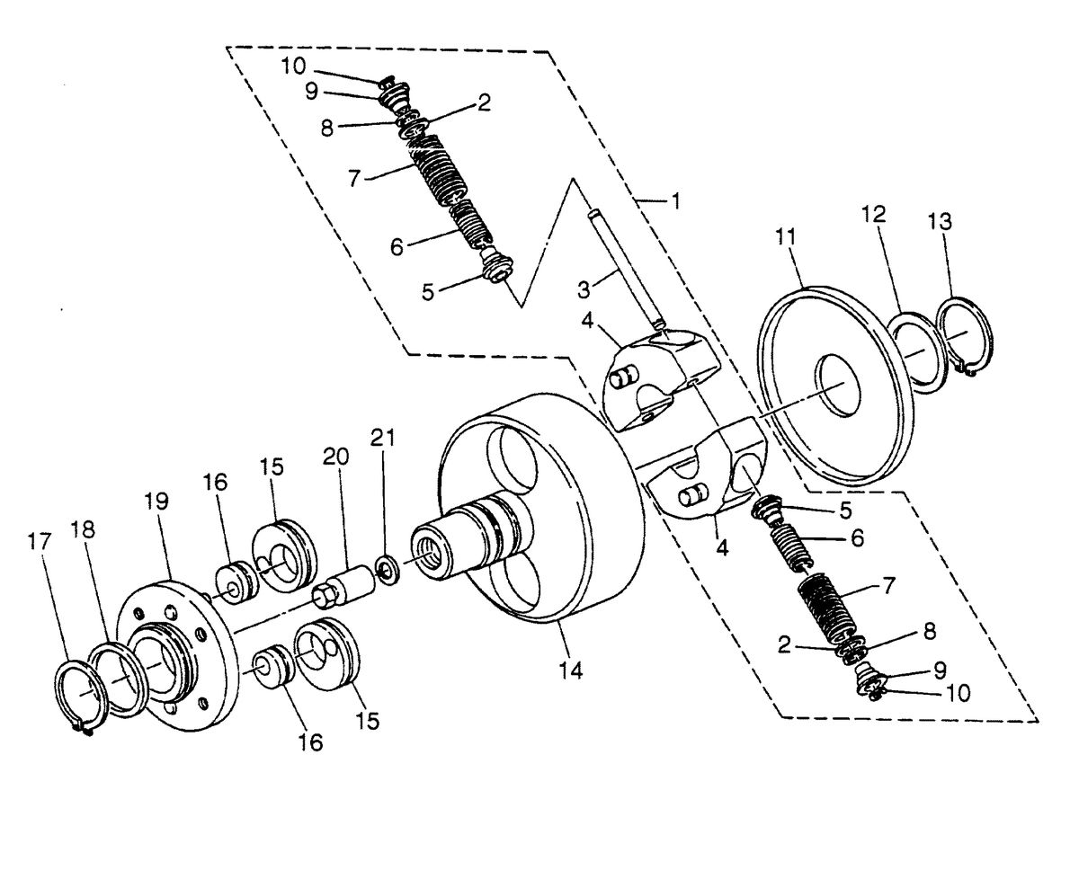 MERCRUISER HINO DIESEL 310 H.P. W06DTA-EAEB TIMER ASSEMBLY