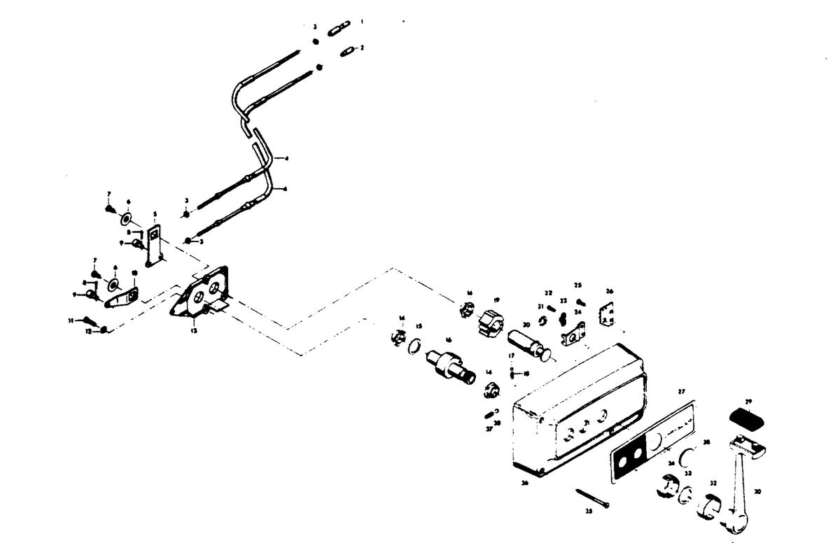 CHRYSLER 75 AND 90 H.P. REMOTE CONTROL
