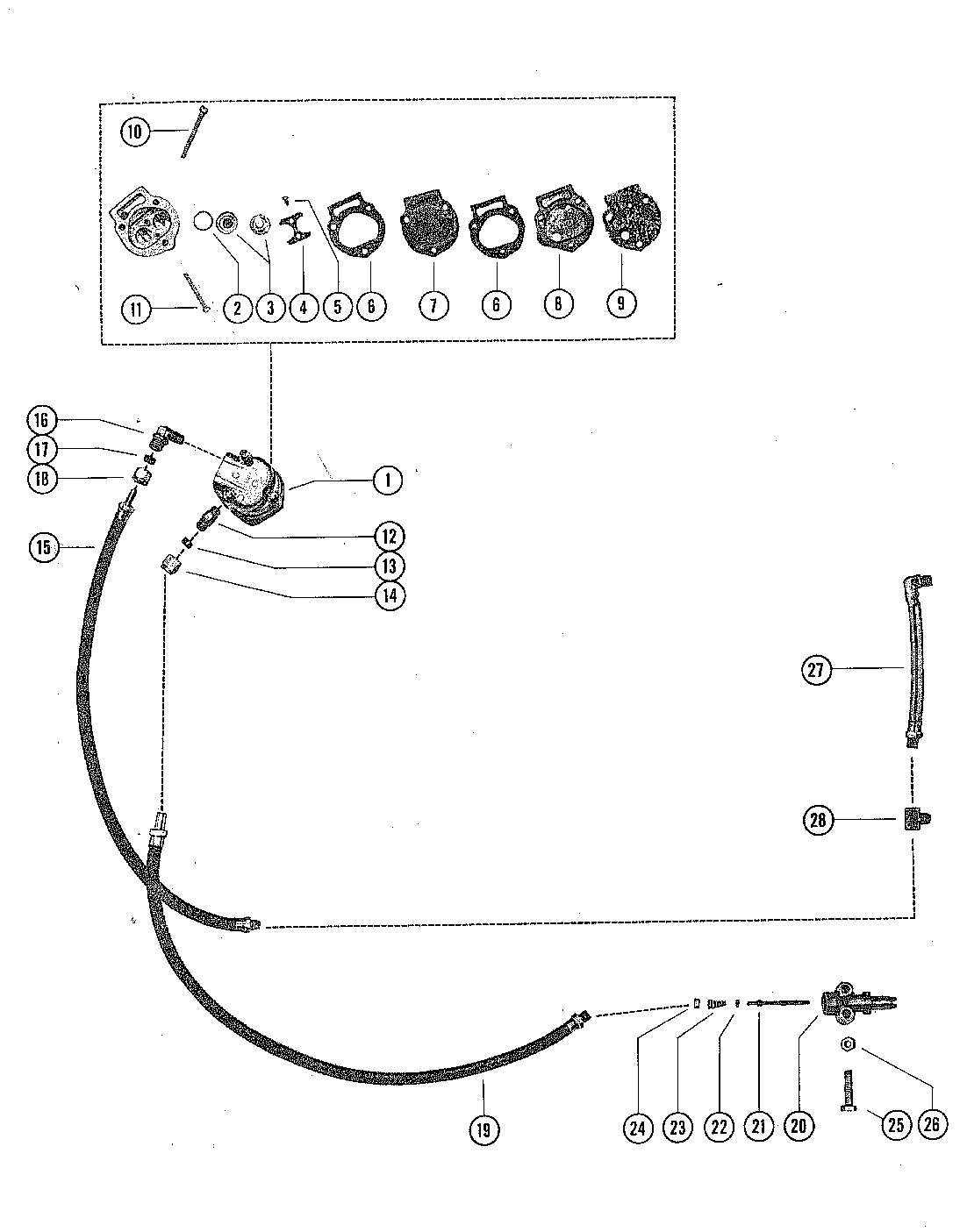 MARK MARK 35A MERC 300/350 FUEL PUMP ASSEMBLY