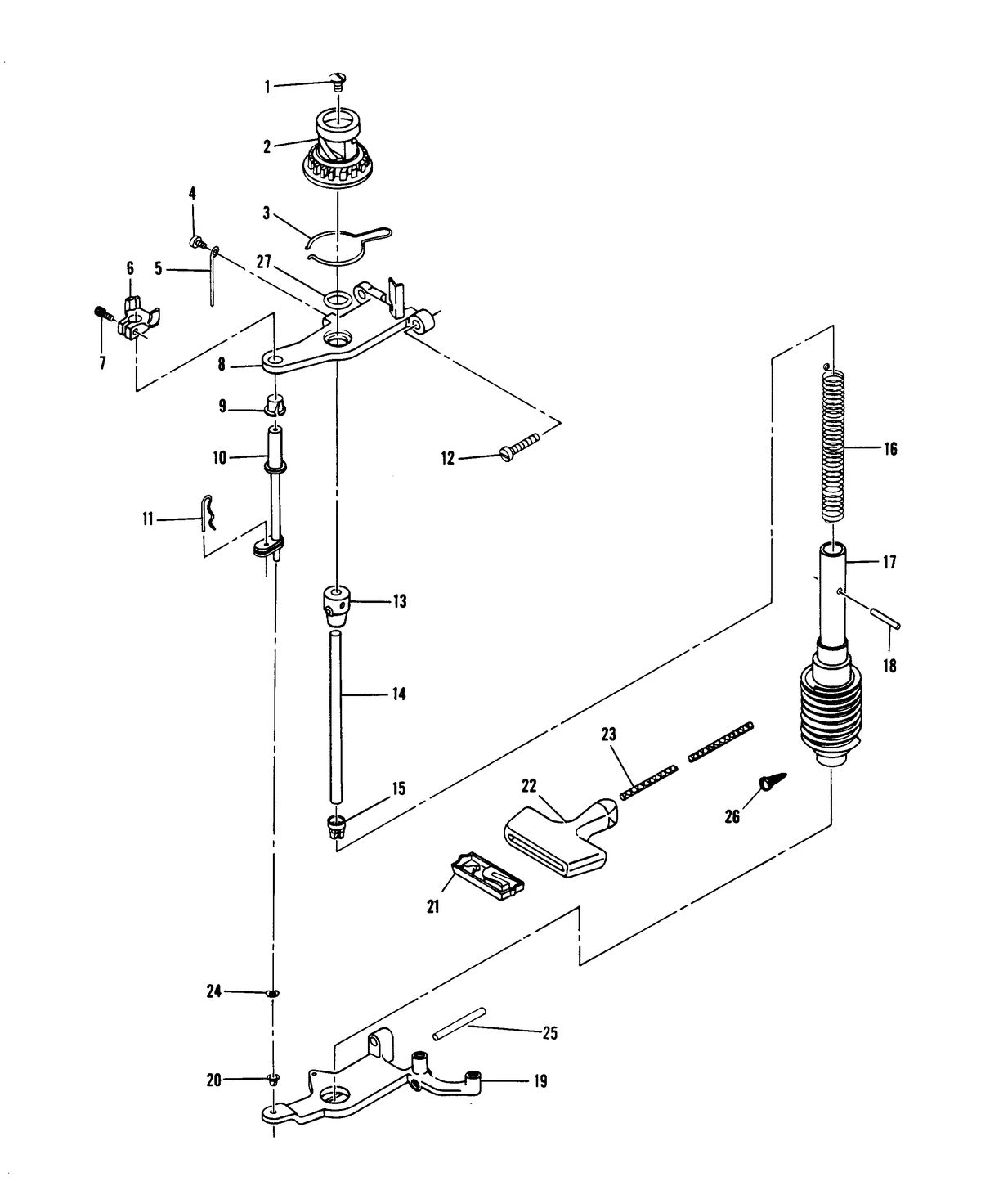CHRYSLER 6 H.P. SAILOR "EXPORT" STARTER