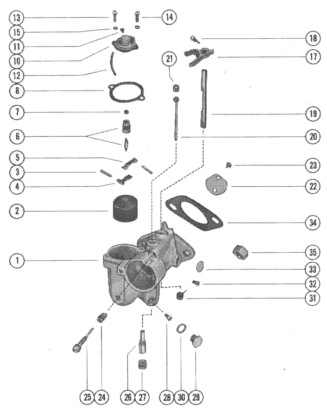 MERCURY 1500XS CARBURETOR ASSEMBLY
