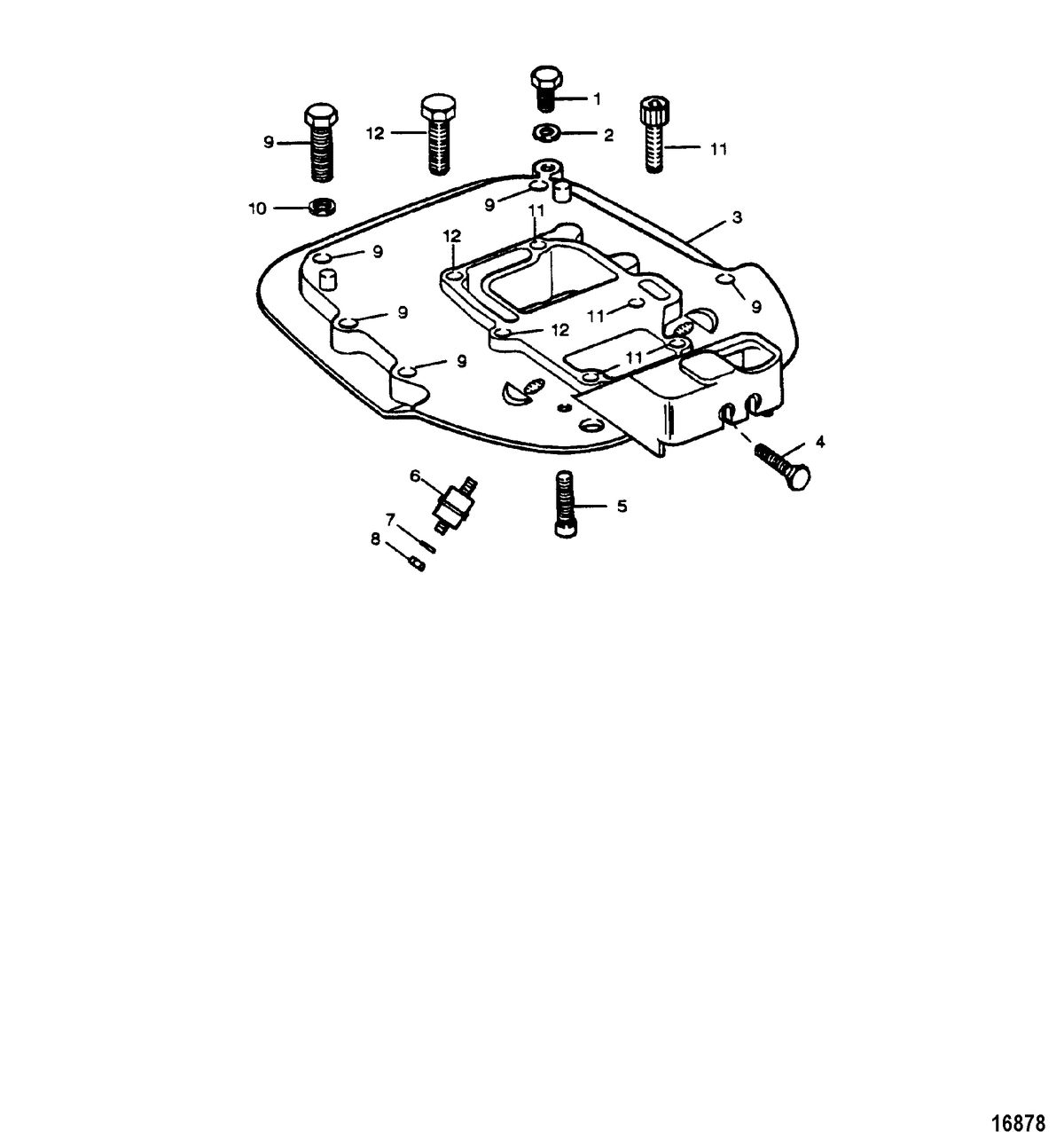 FORCE FORCE 1989 A MODEL 35 HP Spacer Plate
