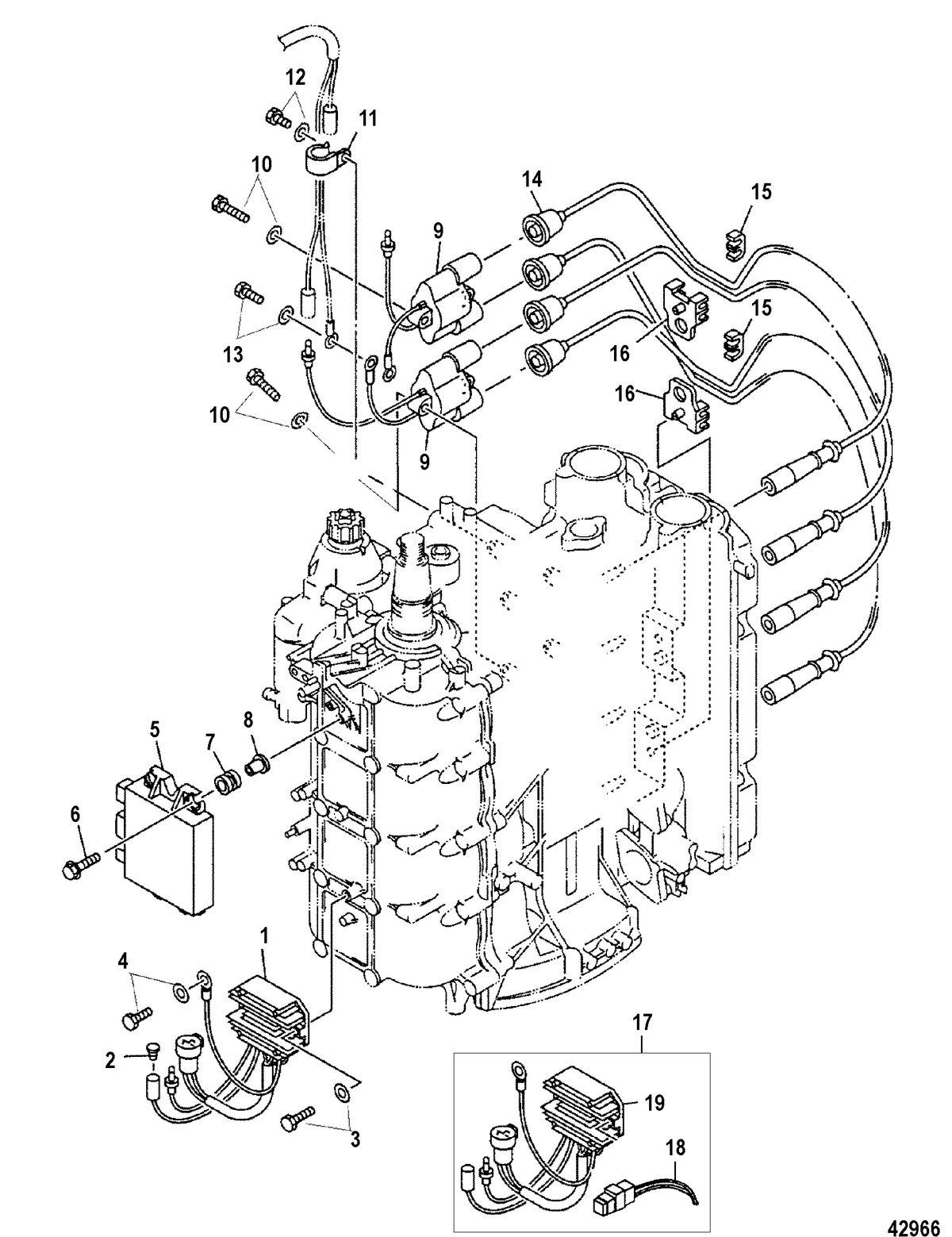 MERCURY/MARINER 75/90 (4-STROKE) Ignition Components