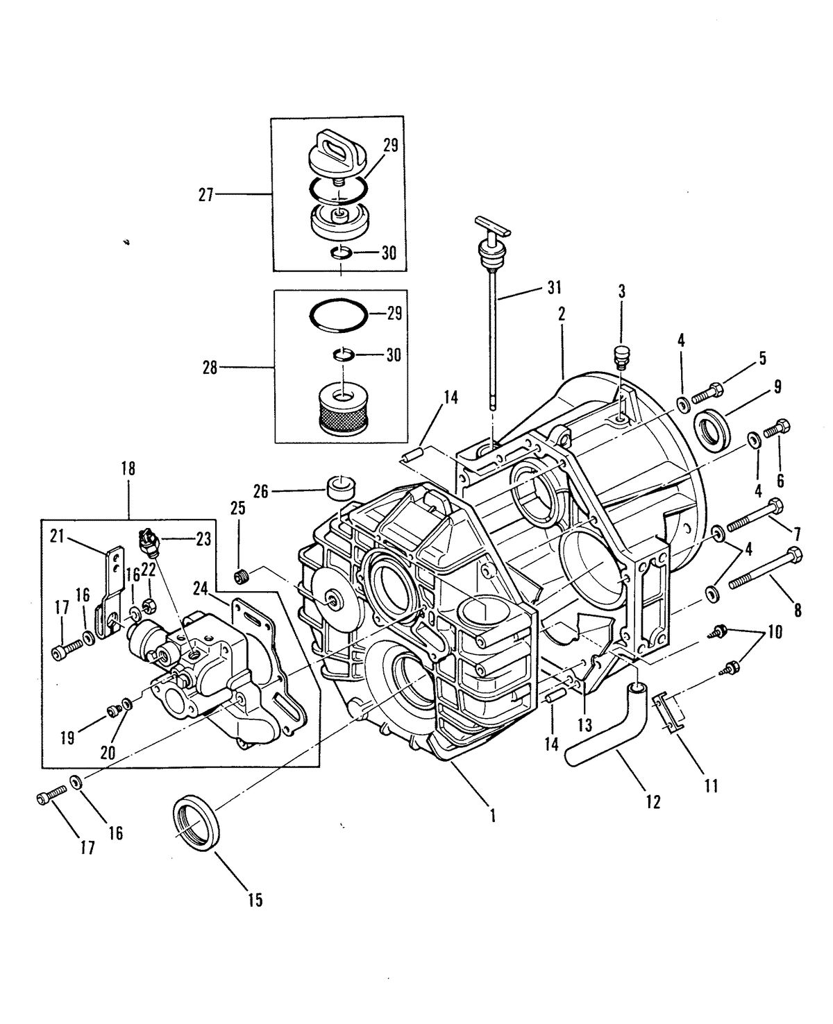 MERCRUISER 8.2L W/HURTH TRANSMISSION MIE ENGINE TRANSMISSION (630 SERIES DIRECT DRIVE)1