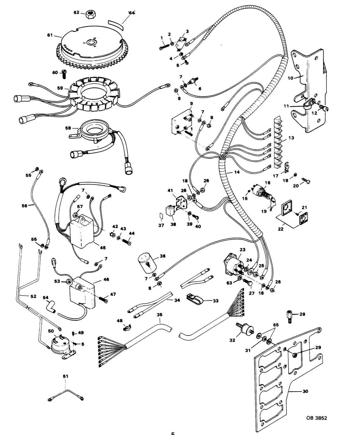 CHRYSLER 90 H.P. ELECTRICAL COMPONENTS