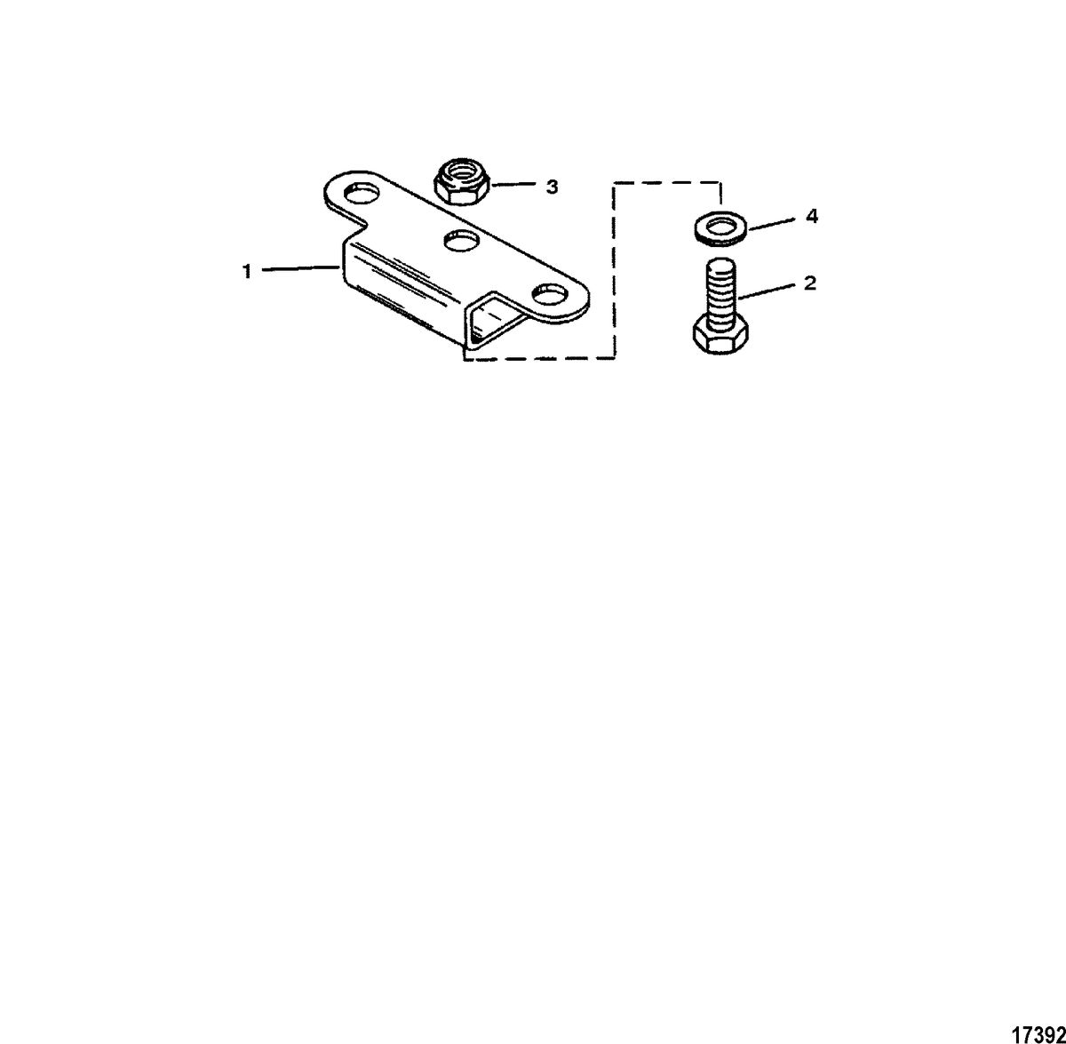 ACCESSORIES STEERING SYSTEMS AND COMPONENTS Bracket Kit-Steering(52992A2)