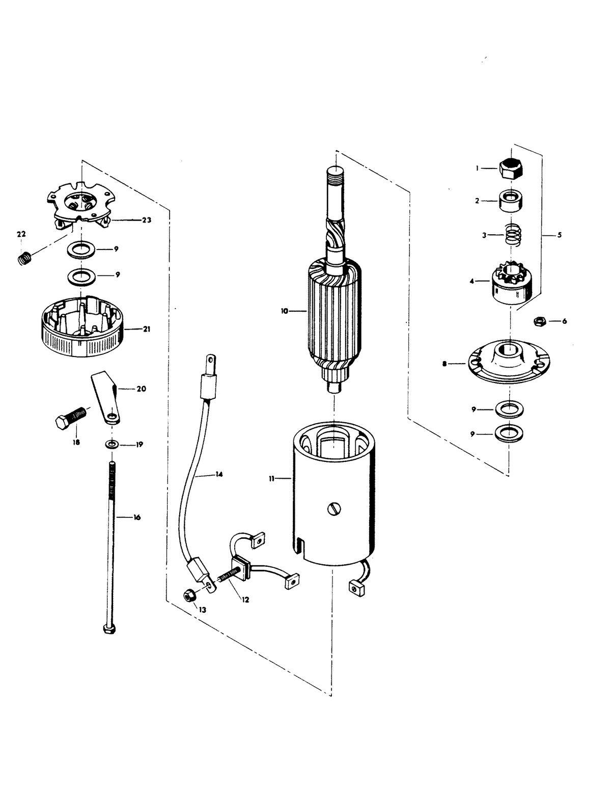 CHRYSLER 115 H.P. STARTER