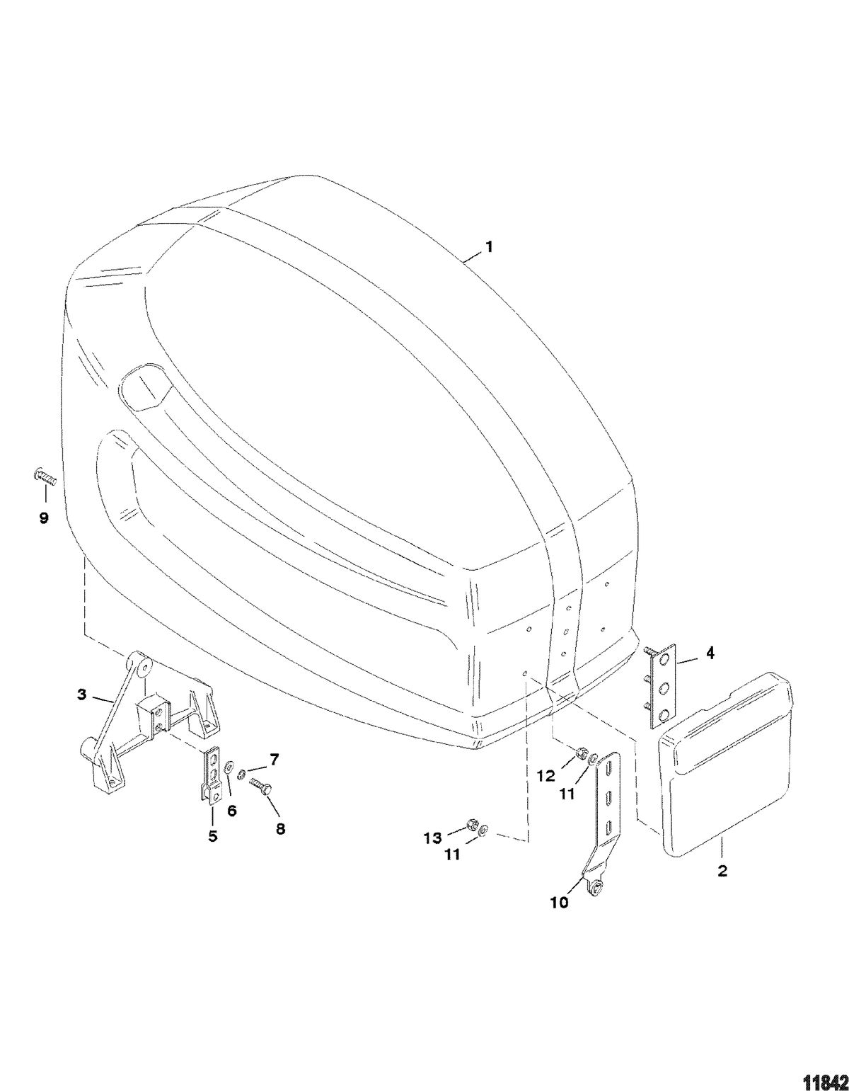 RACE OUTBOARD PARTS MANUAL 300X (3.0L EFI) PRO MAX Top Cowl