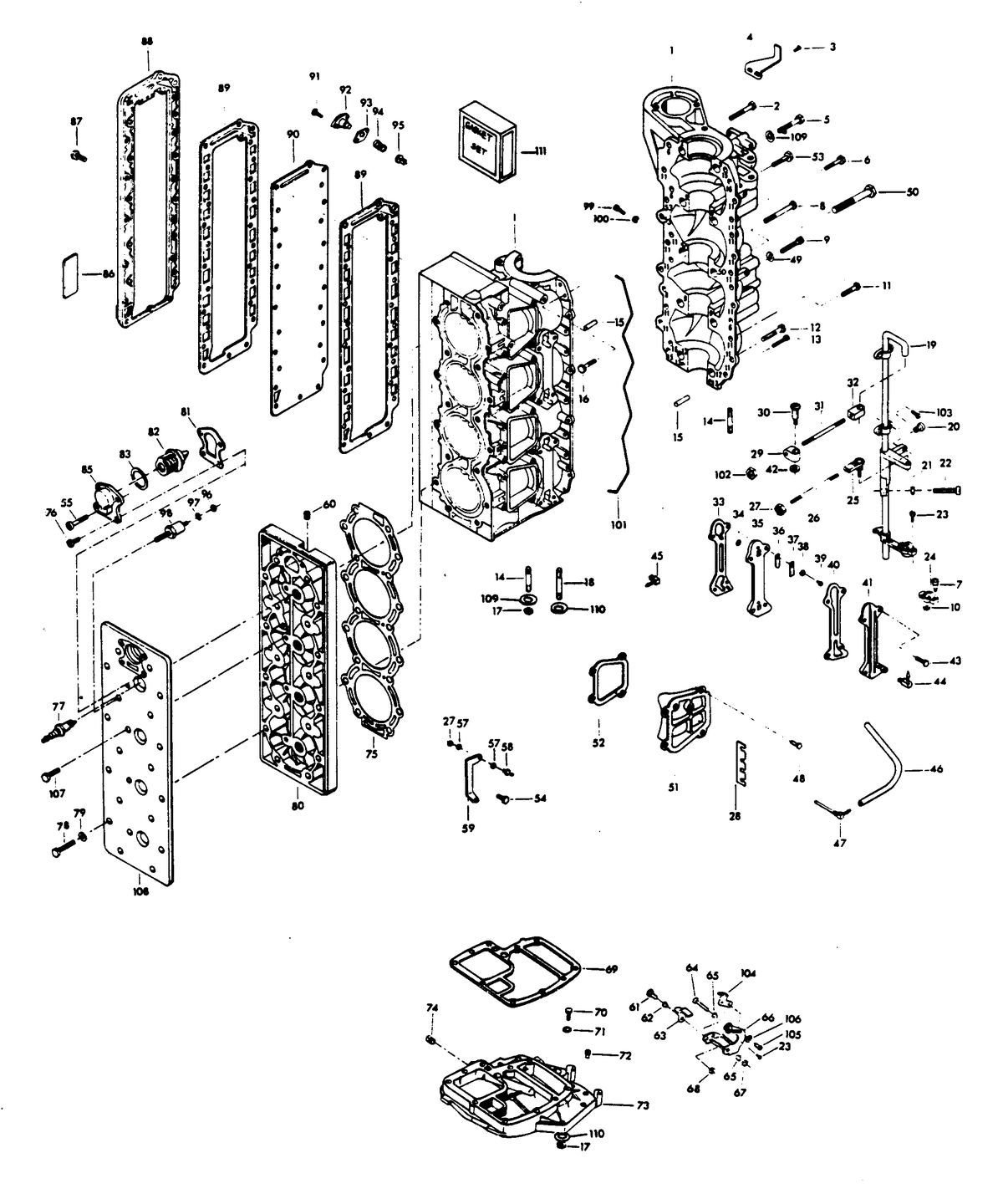 CHRYSLER 140 H.P. POWER HEAD