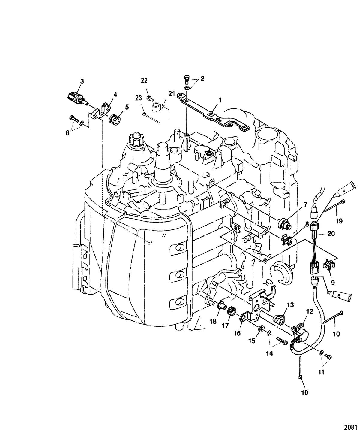 MERCURY/MARINER 75/90 (4-STROKE) Sensors