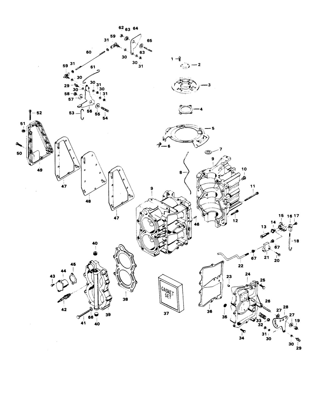 CHRYSLER 20 H.P. POWER HEAD