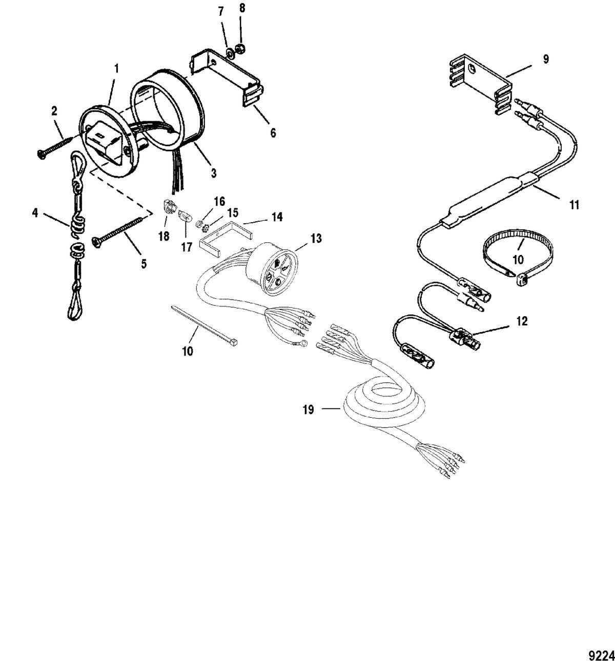 MERCURY/MARINER 115/135/150 DFI (2.5L) Instrumentation