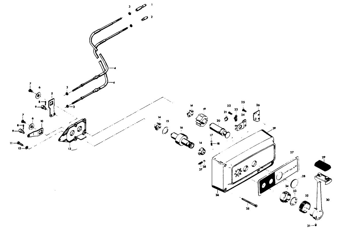 CHRYSLER 105 H.P. REMOTE CONTROL