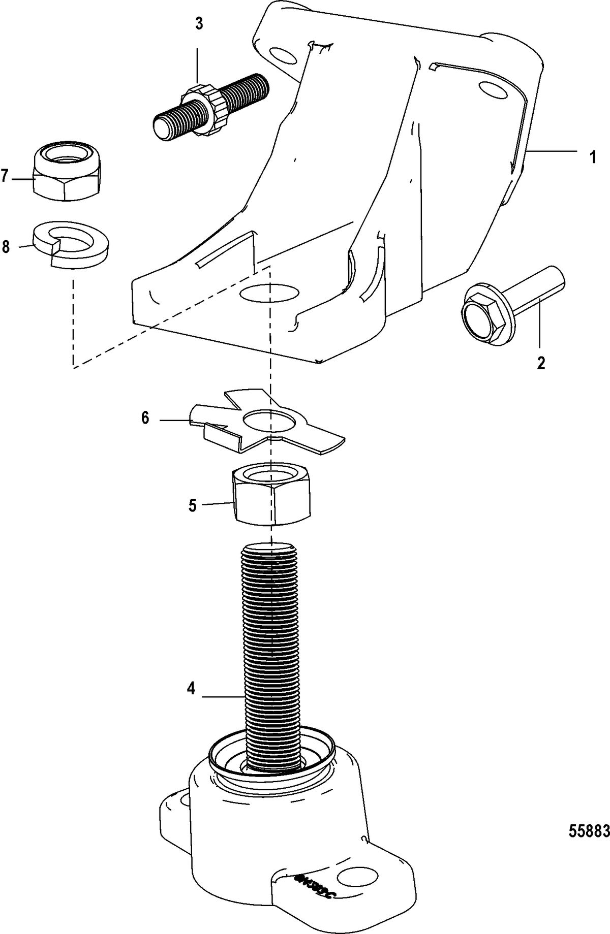 MERCRUISER 496 H.O. PLUS SERIES Engine Mounts