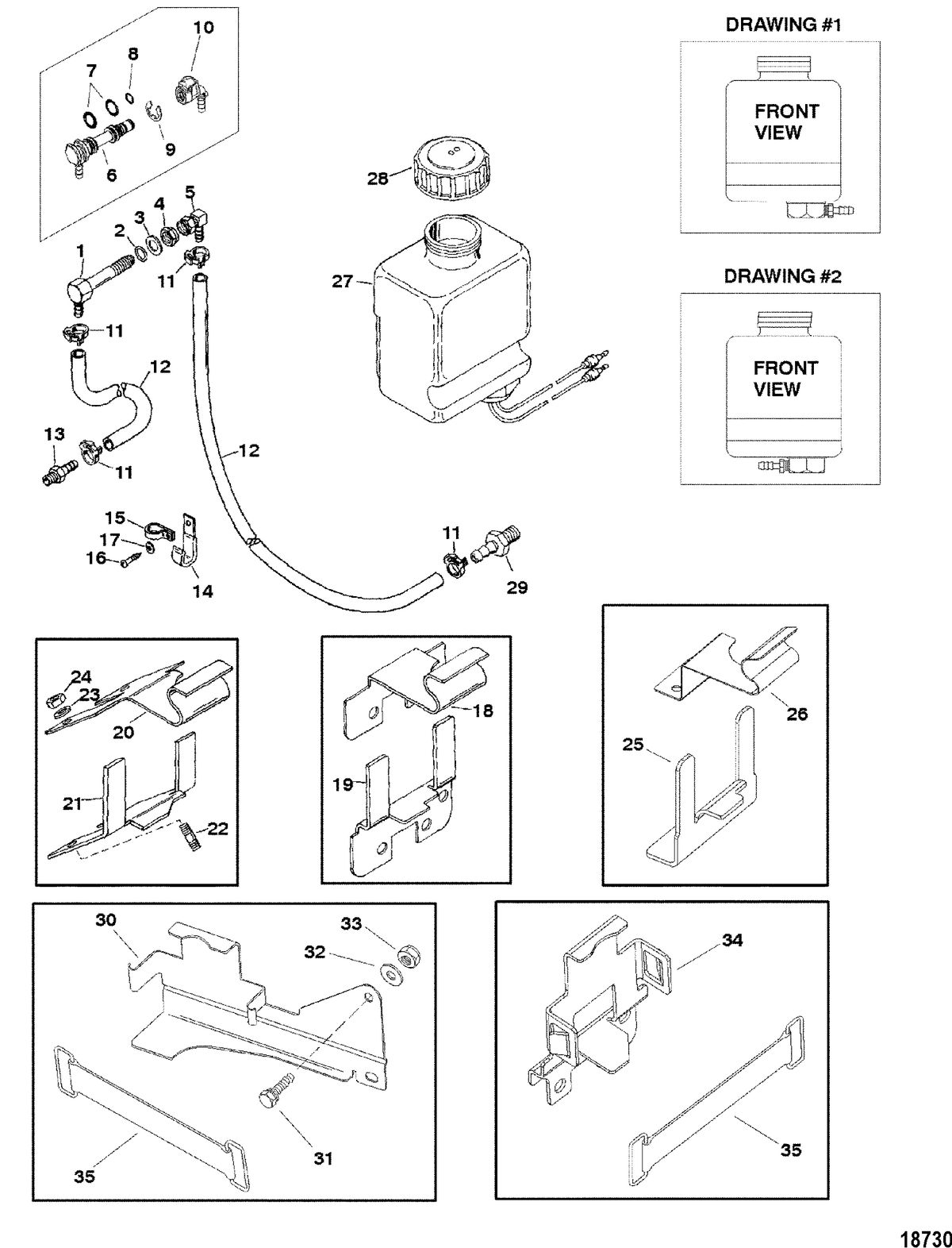 MERCRUISER BRAVO I/II/III STERNDRIVE AND TRANSOM ASSEMBLY SPECIAL TOOLS-TRANSOM