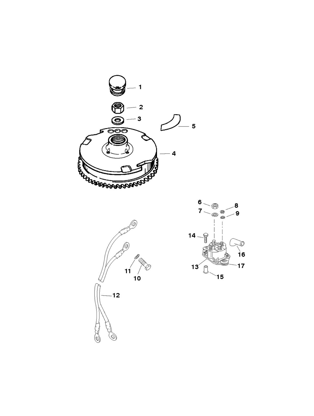 FORCE FORCE 90 H.P. (1998) IGNITION COMPONENTS