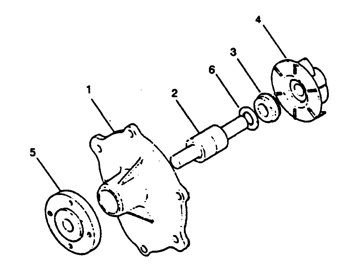 MERCRUISER HINO DIESEL 250 H.P. COOLANT PUMP ASSEMBLY