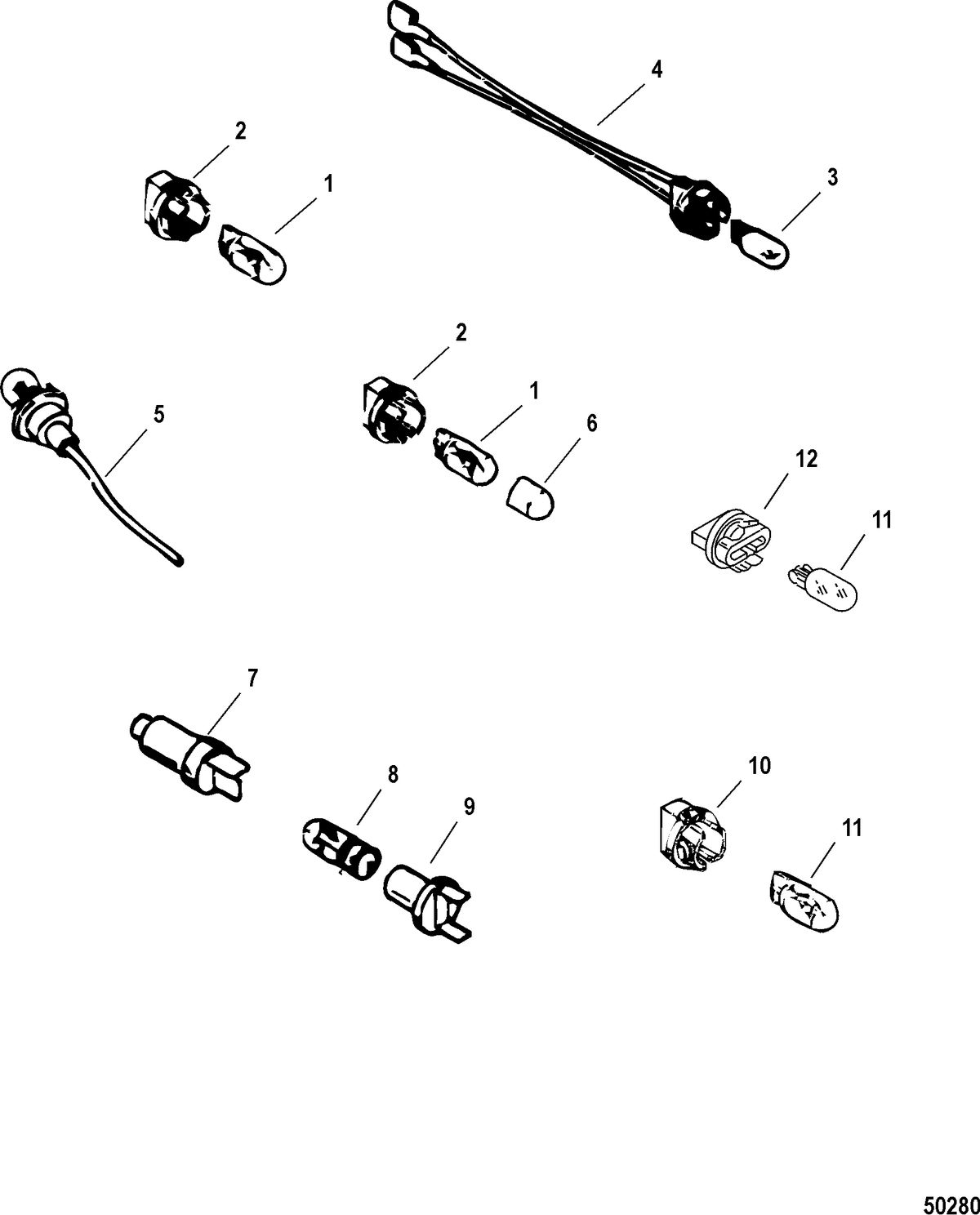 ACCESSORIES INSTRUMENTATION-GAUGES AND COMPONENTS Light Bulbs and Sockets, Gauges