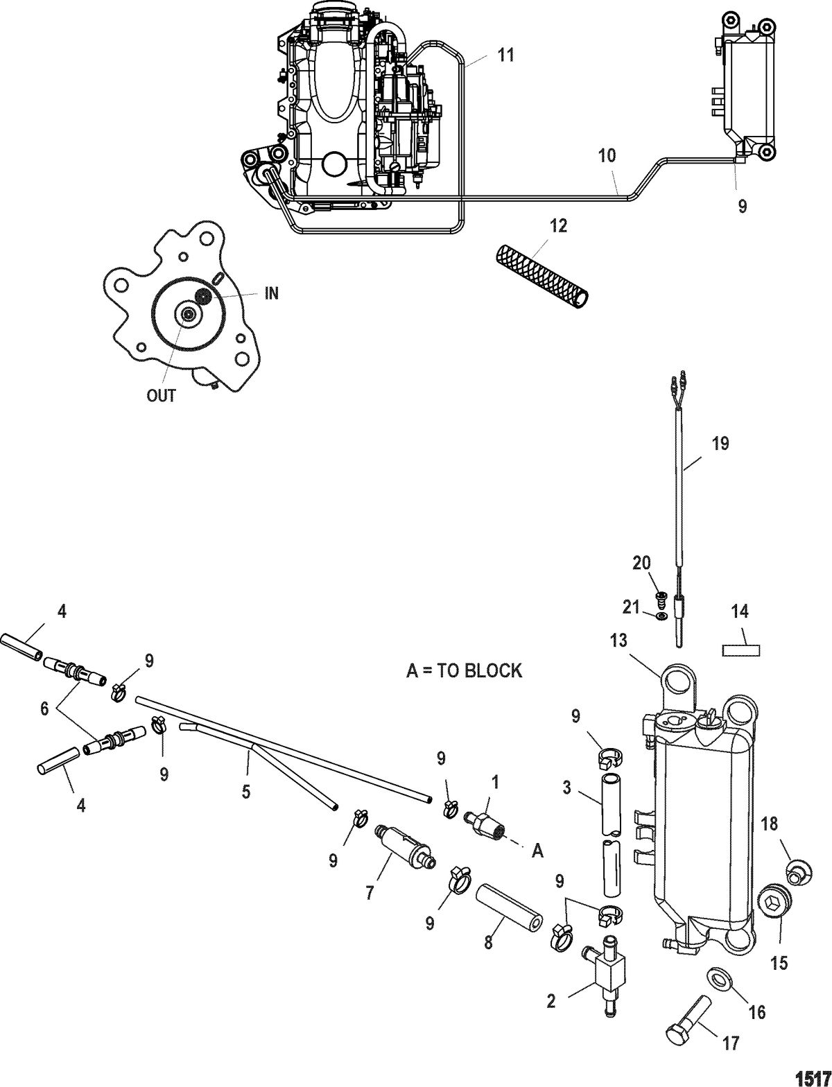 RACE OUTBOARD 225X EFI PROMAX Oil System