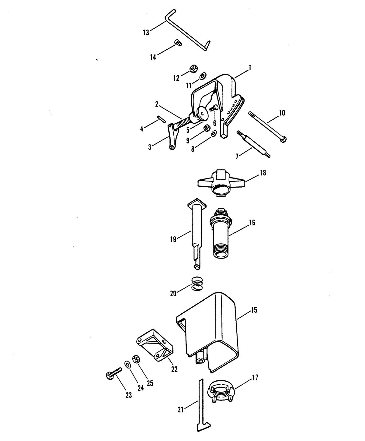 TROLLING MOTOR THRUSTER TROLLING MOTORS SWIVEL AND CLAMP BRACKETS (T28, T33)