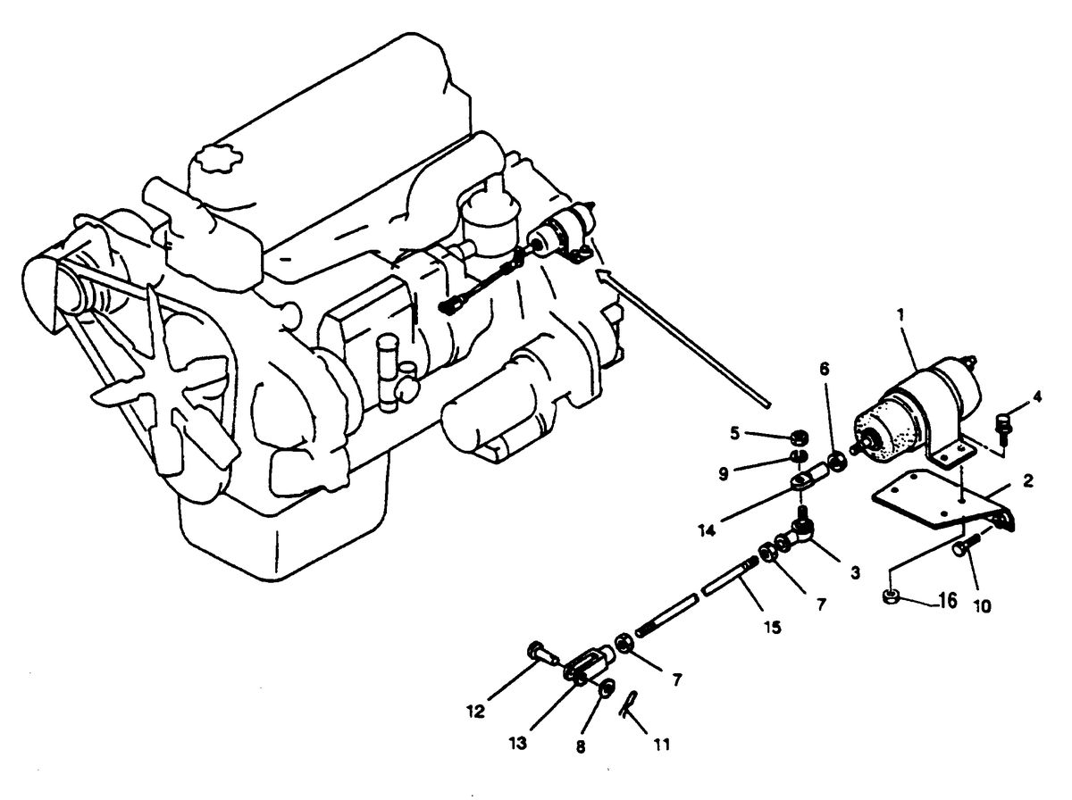 MERCRUISER HINO DIESEL 150 H.P. STOP SOLENOID