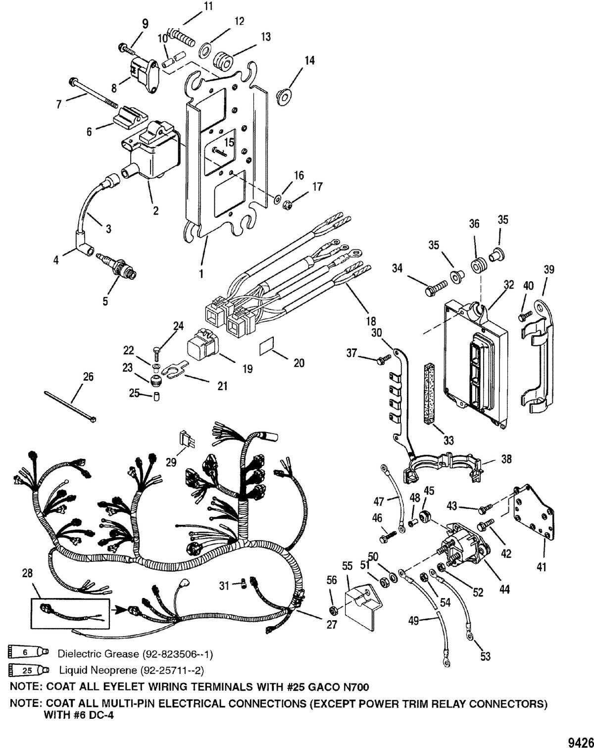 MERCURY/MARINER 135 / 150 DFI (2.5L) Electrical Components