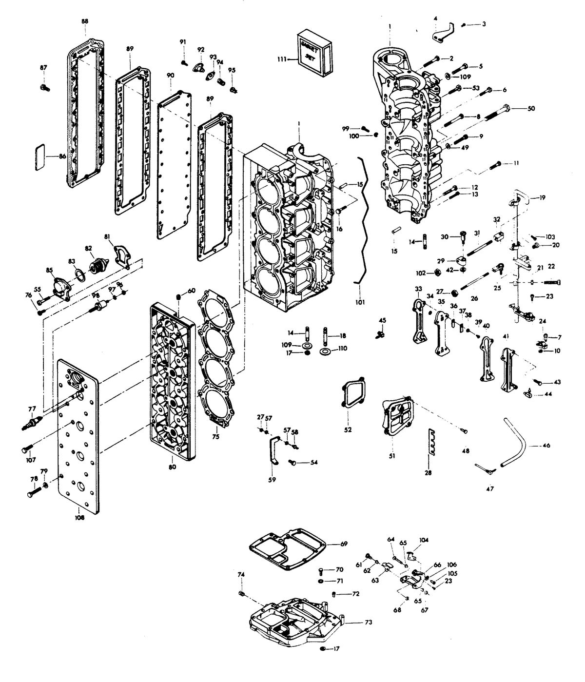 CHRYSLER 100 H.P. POWER HEAD