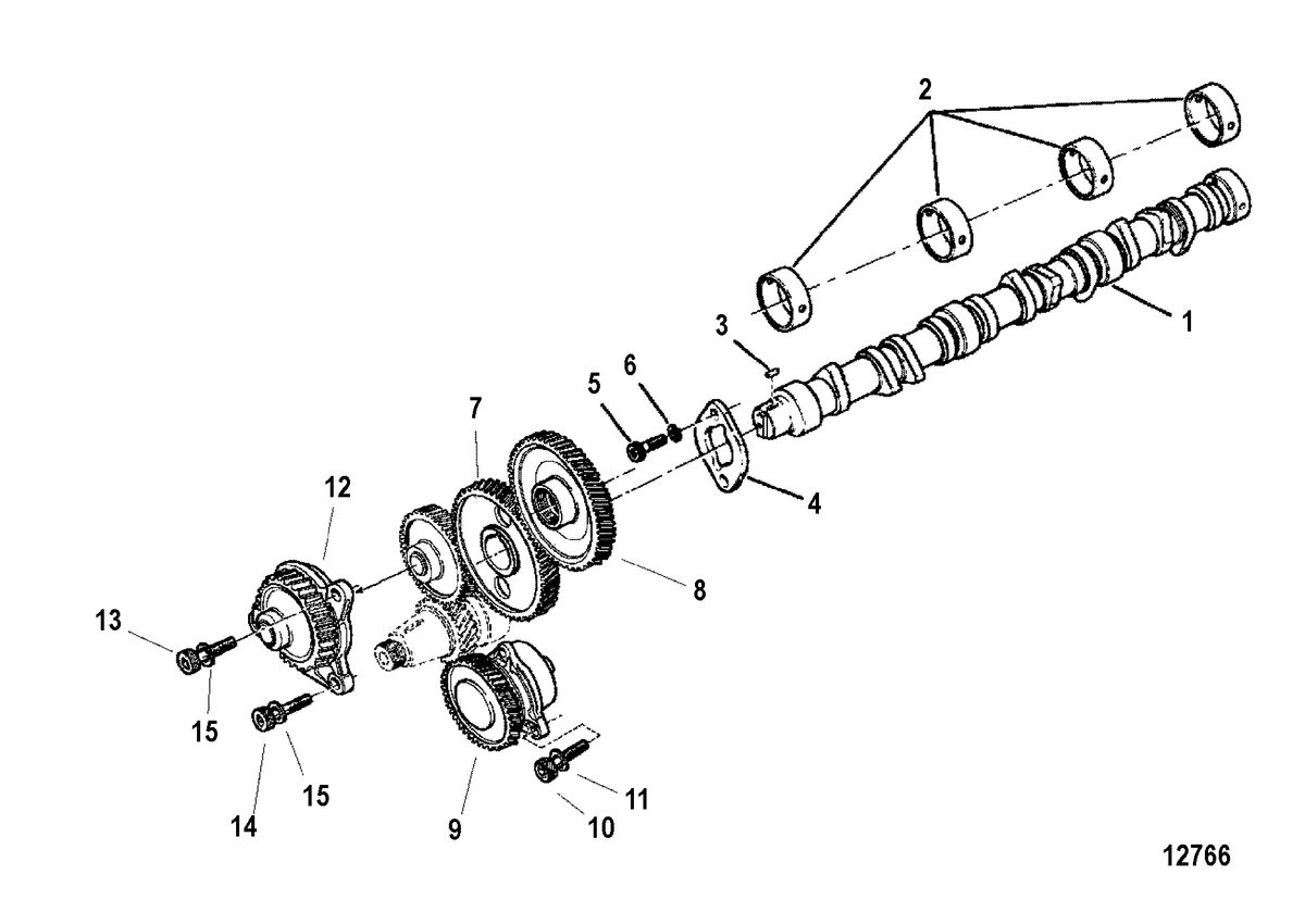 MERCRUISER CUMMINS/MERCRUSER DIESEL4.2L/300 Camshaft