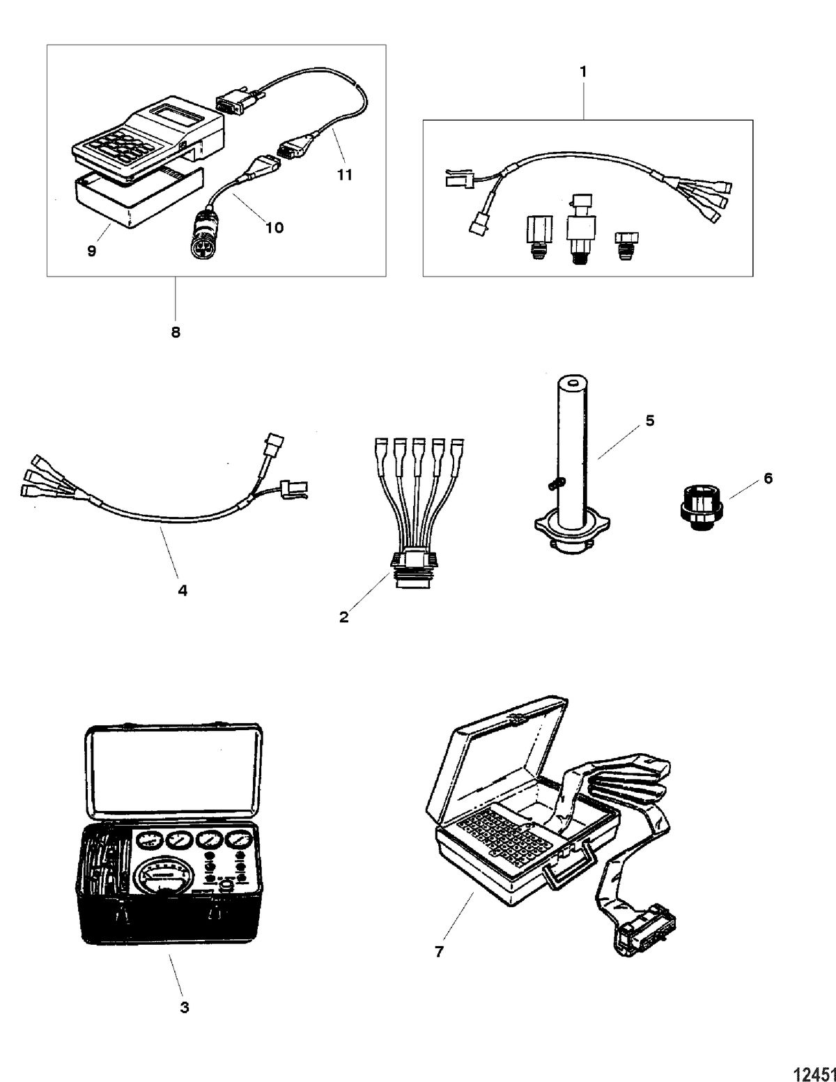 MERCRUISER D7.3L D-TRONIC BRAVO DIESEL Tools