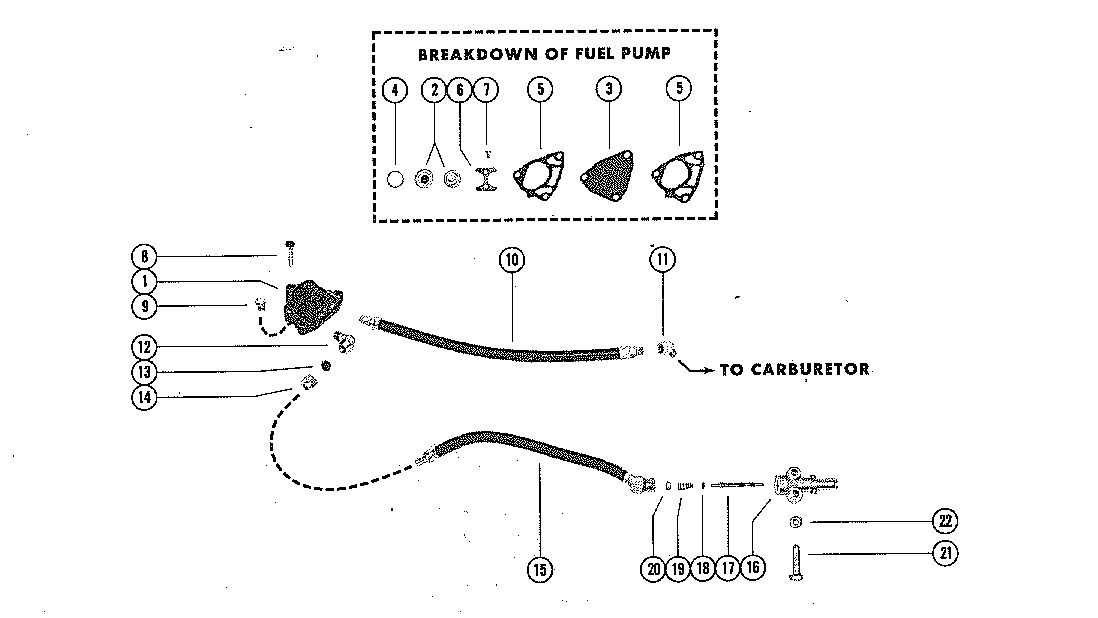 MERCURY MERC 400 FUEL PUMP ASSEMBLY AND FUEL LINES