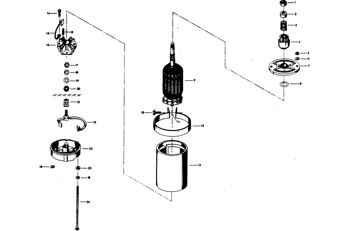CHRYSLER 35 H.P. ELECTRIC STARTER