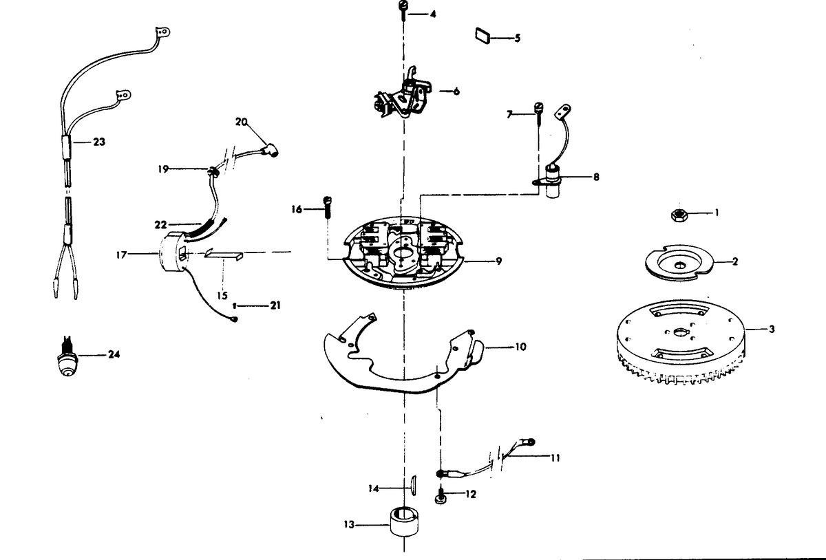 CHRYSLER 15 H.P. MAGNETO (MANUAL START MODELS)