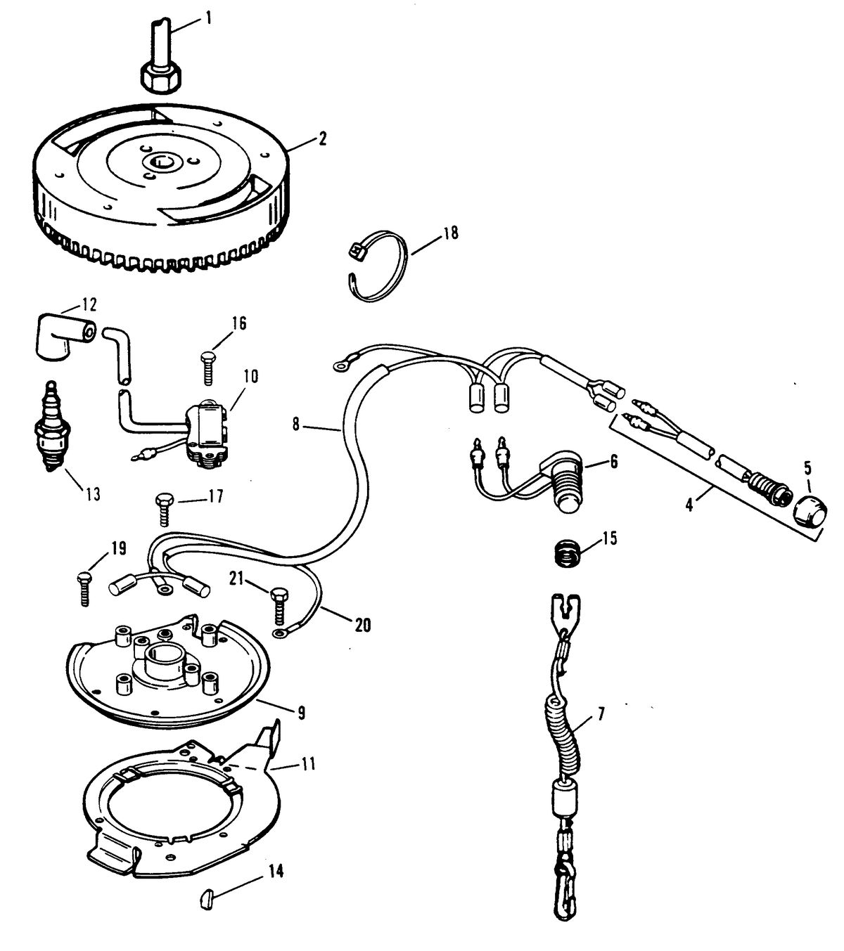SEARS GAMEFISHER 9.9 H.P. IGNITION SYSTEM
