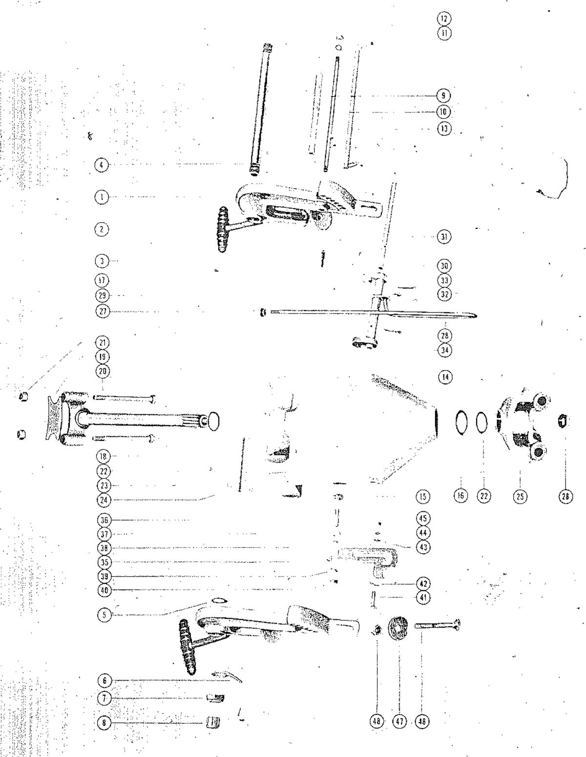 MARK MARK 78, MARK 75A, MARK 78A CLAMP AND SWIVEL BRACKET ASSEMBLY(MARK 75A)