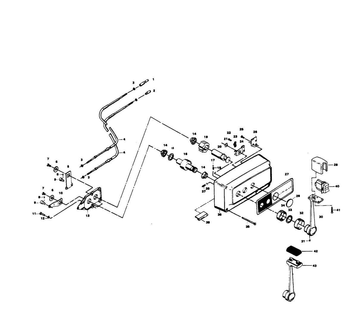CHRYSLER 75 H.P. REMOTE CONTROL