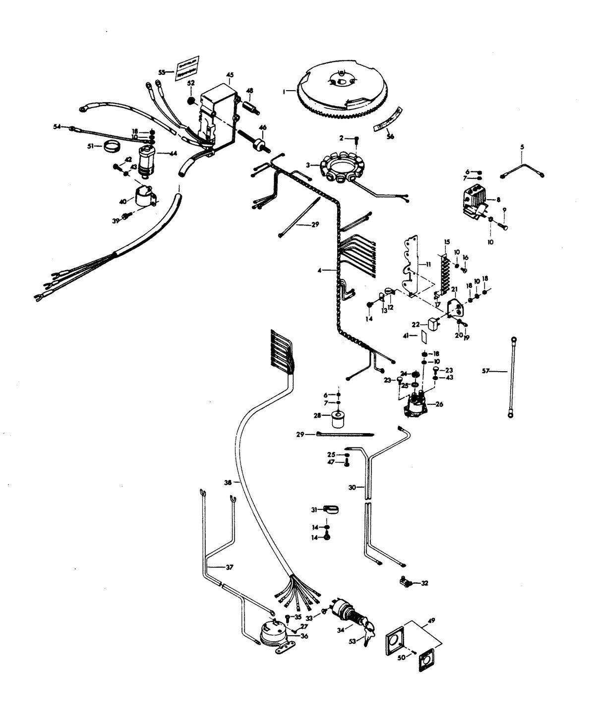 CHRYSLER 115 H.P. ELECTRICAL COMPONENTS