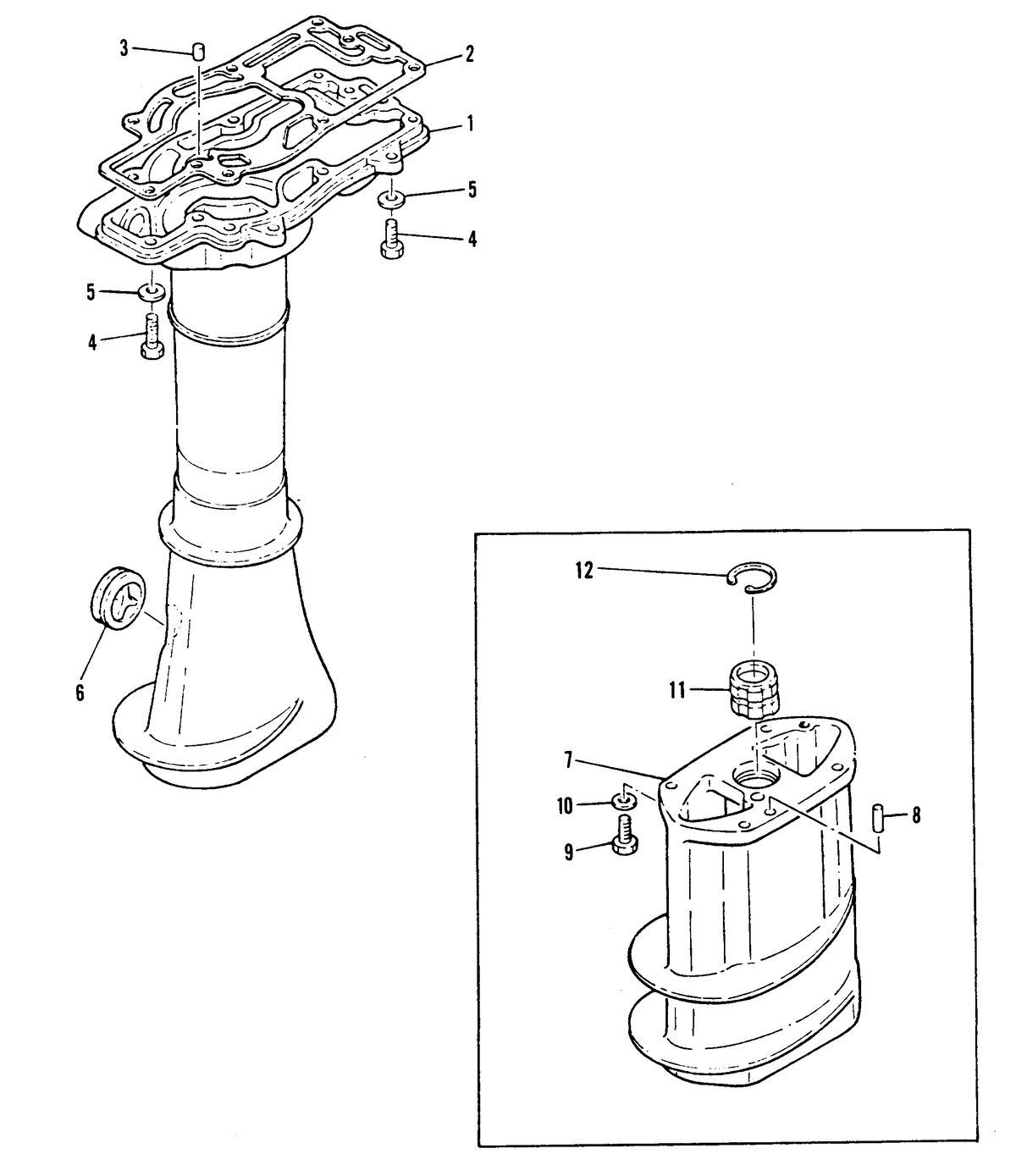 MARINER MARINER 8 DRIVESHAFT HOUSING