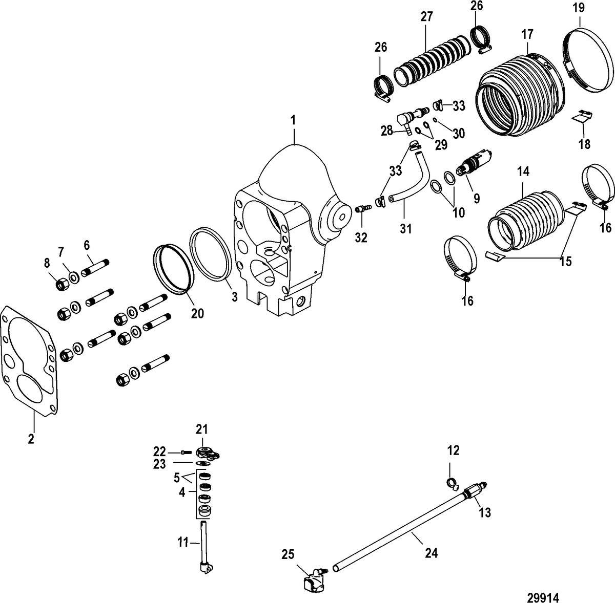 MERCRUISER VAZER Bell Housing