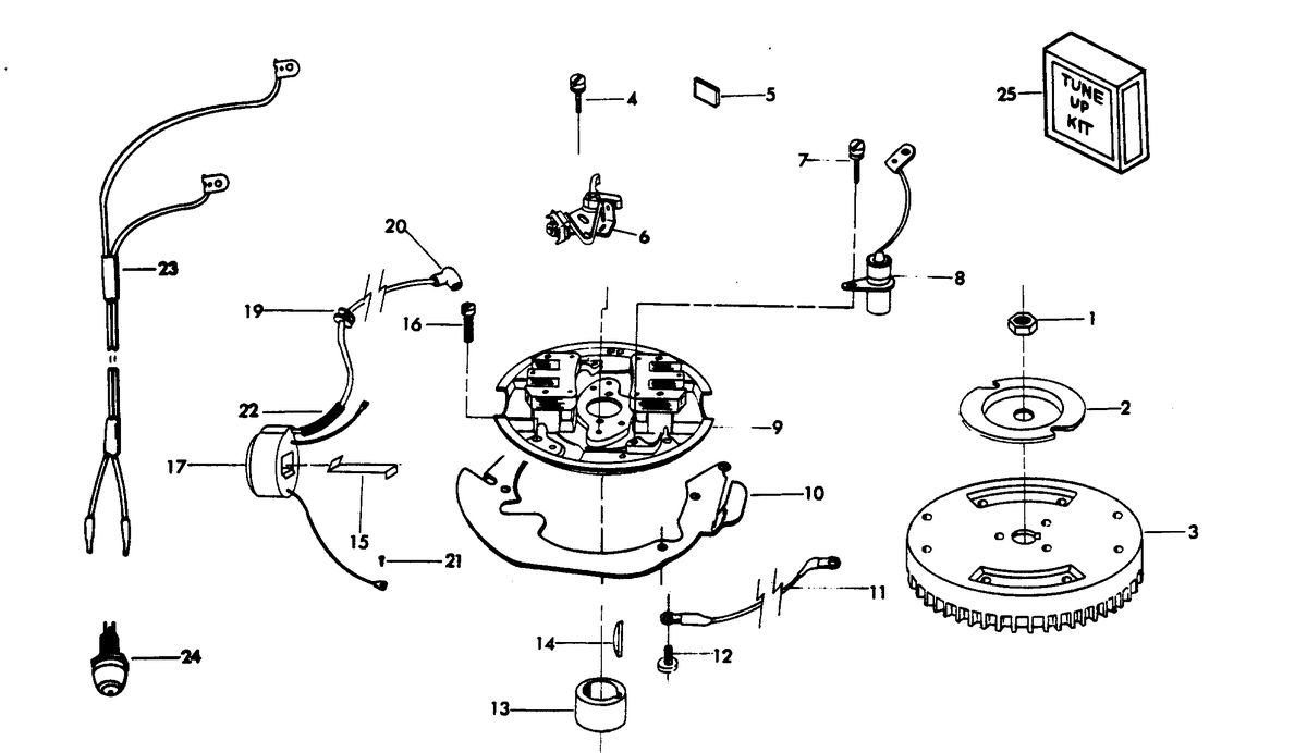 CHRYSLER 15 H.P. MAGNETO (MANUAL START MODELS)