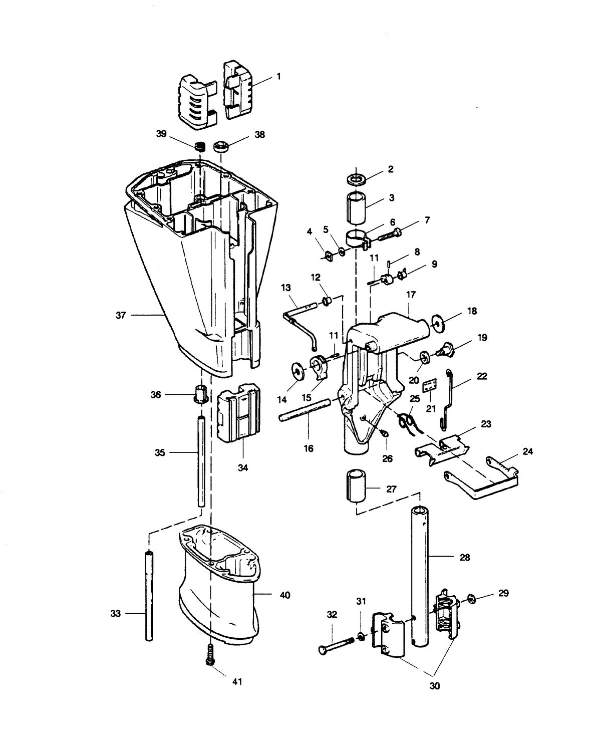 SEARS SEARS 15 H.P MOTOR LEG AND SWIVEL BRACKET