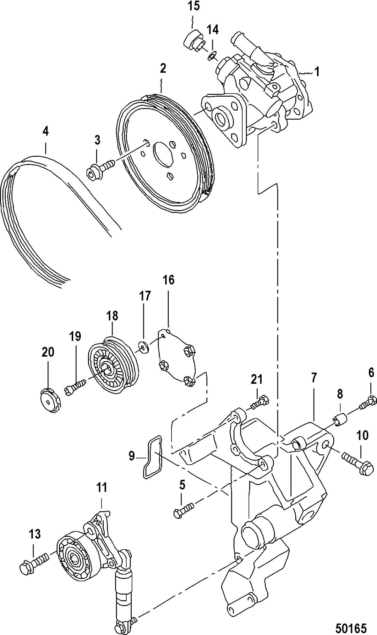 MERCRUISER VW TDI 3.0L VANE PUMP